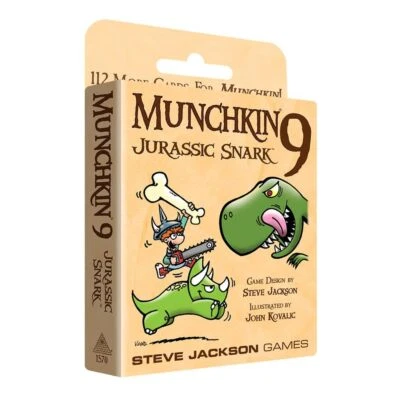 Steve Jackson Games Munchkin 9 – Jurassic Snark Card Game (Expansion) |112-Card