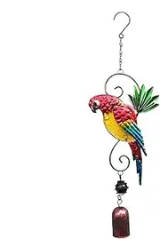 Bird Chimes for Outdoor Chimes, Parrot, Bird Wind Chimes, Outdoor Home Garden Wind Chimes Ornaments - Cute Metal Decorating Decorative Ornament Ornament for Yard