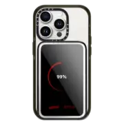 PowerThru Power Bank Mirror Slim Power Bank MagSafe Compatible Netflix Loading PowerThru Power Bank
