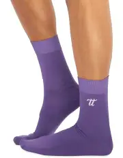 [Chusette] Men's Socks in Dark Violet 10 Pack