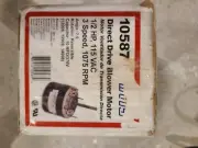 MARS 10587 blower fan motor, 1/2HP, 120VAC