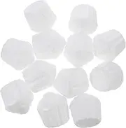 COLLBATH Winter Christmas New Year Craft 12pcs White Foam Cake Models for Boys and Girls DIY
