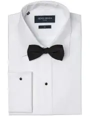 [Henry Sartorial] Dinner Shirt Slim Fit White