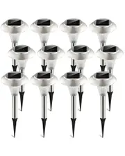 Fresh Fab Finds 12-Pack Outdoor Solar Garden Lights