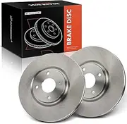 A-Premium 11.81 inch (300 mm) Front Vented Disc Brake Rotors Compatible with Ford Models - EcoSport 2018 2019 2020 2021 2022, 2-PC Set