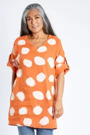 Blurred Spot Tunic--CLA-37890