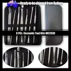 8 Pcs Set Blackhead Acne Blemish Comedone Pimple Extractor Remover Tool Kit Box