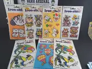 Vintage (1984) Scratch & Sniff Iron-ables Patch Sheet lot of 7