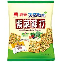 在飛比找Yahoo奇摩購物中心優惠-義美 天然取向紫菜蘇打餅乾(300g)