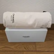 Chanel Beauty Big Logo Blanket Pouch Set Box White Japan Customer Novelty Gift