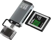 CFexpress Type B Card Reader - USB C 10Gbps CF Express Card Reader Digital Camera Transfer to Phone Adapter for Windows/MacOs System Portable Cfexpress Type B Reader(Not for XQD and Type-A Card)
