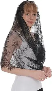 [HAMKVBPR] Hair Bandana Women's Veil Spring And Summer Lace Breathable Veil for Girls Women