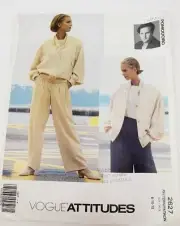 Vogue 2627 Misses Jacket & Pants Sewing Pattern sz 8 10 12 Carmelo Pomodoro