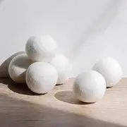 Lauterye Wool Dryer Balls 6-Pack 100% Made of Organic New Zealand Wool,Natural Fabric Softener,Reusable,Hypoallergenic,Chemical-Free,Anti-Static,lint-Free, odorless，A Mother's Love Never Changes.