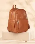 Diaper Bag Backpack with 16 Pockets Baby Bag Vegan Leather for Mom Dad