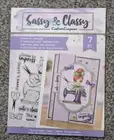 SASSY & CLASSY Crafter's Companion Photopolymer Stamp "Dress to Impress"; 7 pc