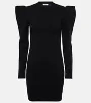 [Max Mara] Max Mara Glasgow puff-sleeve minidress UK 18 black