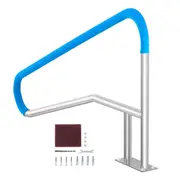 Pool Handrail 55 x 32 inch Stainless Steel with Base Plate for Spas