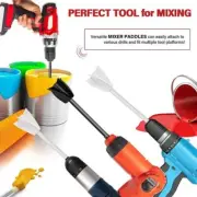 Mixer Paint-Epoxy Drill Attachment Paddle Consistency Liquids Resin Head Stirrer