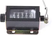 D67 F 5 Digit Mechanical Resettable Manual Hand Pull Stroke Tally Counter for Textiles Machinery