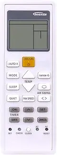 [ALLIMITY] RC-02650-P Replacement Remote fit for Panasonic AC Air Conditioner A75C16270 A75C00350 A75C00370 A75C03420 A75C00510 A75C01840 A75C01990 CS-PN9VKH-1 CS-PN12VKH-1