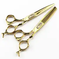 在飛比找蝦皮購物優惠-適用於直發美髮理髮師捷豹 6.0 英寸的專業剪刀套件