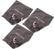 3pcs Canvas Hair Dryer Bag Safe Storage Pouch Makeup Tool Storage Travel Storage Container Drawstring Hair Tool Pouch Straightener Holder Bag Hair Dryer Holder Bag Cloth