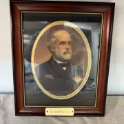 General Robert E Lee. 1865 Portrait Framed Civil War Art By John A Elder Nice!