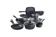 Baccarat STONE 10 Piece Cast Aluminium Cookware Set with Wok