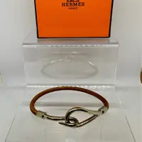 在飛比找PopChill優惠-[二手] HERMÈS 愛馬仕經典款銀勾真皮手環