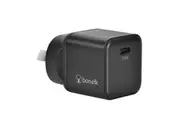 Bonelk 25W PD USB-C Wall Charger w Easy Grip Cable 1.5m For Smartphone Black