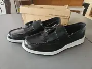 Dr. Martens Unisex Black Edison Tassel Loafer Shoes Size Men 14 EUC