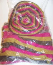 NIP ERIC JAVITS Winter Bud KNIT TAM Beret and KNIT RUFFLE SCARF angora & alpaca