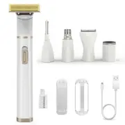 Electric Shaver for Women Bikini Trimmer Precise Eyebrow Razor Body Epilator Intimate Area Shaving Machine Nose Ear Hair Remover