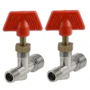 Male Threaded Manual Valve Switch for Air Compressor Bundle of 2 Pieces