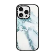 iPhone 16 Pro Impact Case Oceanic Blue Green Marble