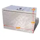 24"X18"X16" Aluminum RV Truck Storage Tool Box Trailer Pickup Underbody TruckBed