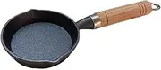 RORPOIR Iron Mini Pan Frying Pan Cooking Pan for Kitchen Outdoor Pancake Maker 13cm Diameter Sturdy