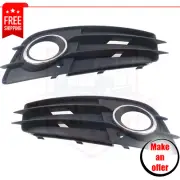 New Front Fog Light Trims set 2pc primed left right for 2009-2012 Audi A4 Base (for: Audi)