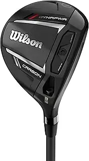 Wilson DYNAPWR Carbon Golf Fairway 5 – Carbon Crown, Right Handed Golf Clubs, S Flex