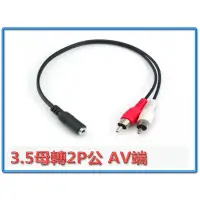 在飛比找蝦皮購物優惠-AD-25 立體聲 3.5mm 母 轉 AV端子 RCA 紅