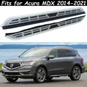 Fits for Acura MDX 2014-2021 2Pcs Running Board Side Step Pedals Nerf Bar Black