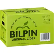 Bilpin Apple Cider Original Bottles 24x330ml Case