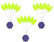 SG Store 3pcs Olive Shaped Foam Float Fishing Bobber Foam Teardrop Indicator Float Fly Fishing Float Indicate Ball Float Fly Fishing Accessories