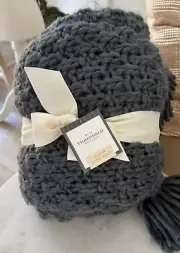 Threshold Studio McGee 60x50 Raised Knit Throw Blaket
