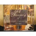 全新 正版 CD【A TREASURY OF LIGHT CLASSICAL GEMS】 古典音樂輕音樂，下單前問存貨喔