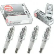 4pcs 1977 Flagship Light Service NGK V-Power Spark Plugs 300 CID Kit Set rq