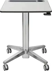 Ergotron – LearnFit Mobile Standing Desk, Rolling Laptop Sit Stand Desk – Short, Grey