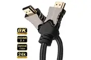 3 Packs 1.5F/0.46M v2.1 HDMI Cable 48Gbps 8K