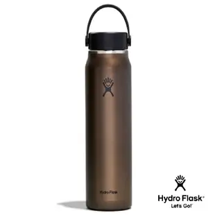 Hydro Flask 40oz/118ml 寬口輕量提環保溫瓶 曜石黑/龍紋綠【野外營】保溫瓶 登山 露營